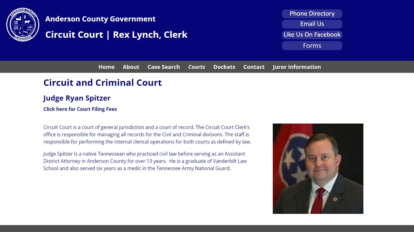 Circuit and Criminal Court – Anderson County Circuit Court